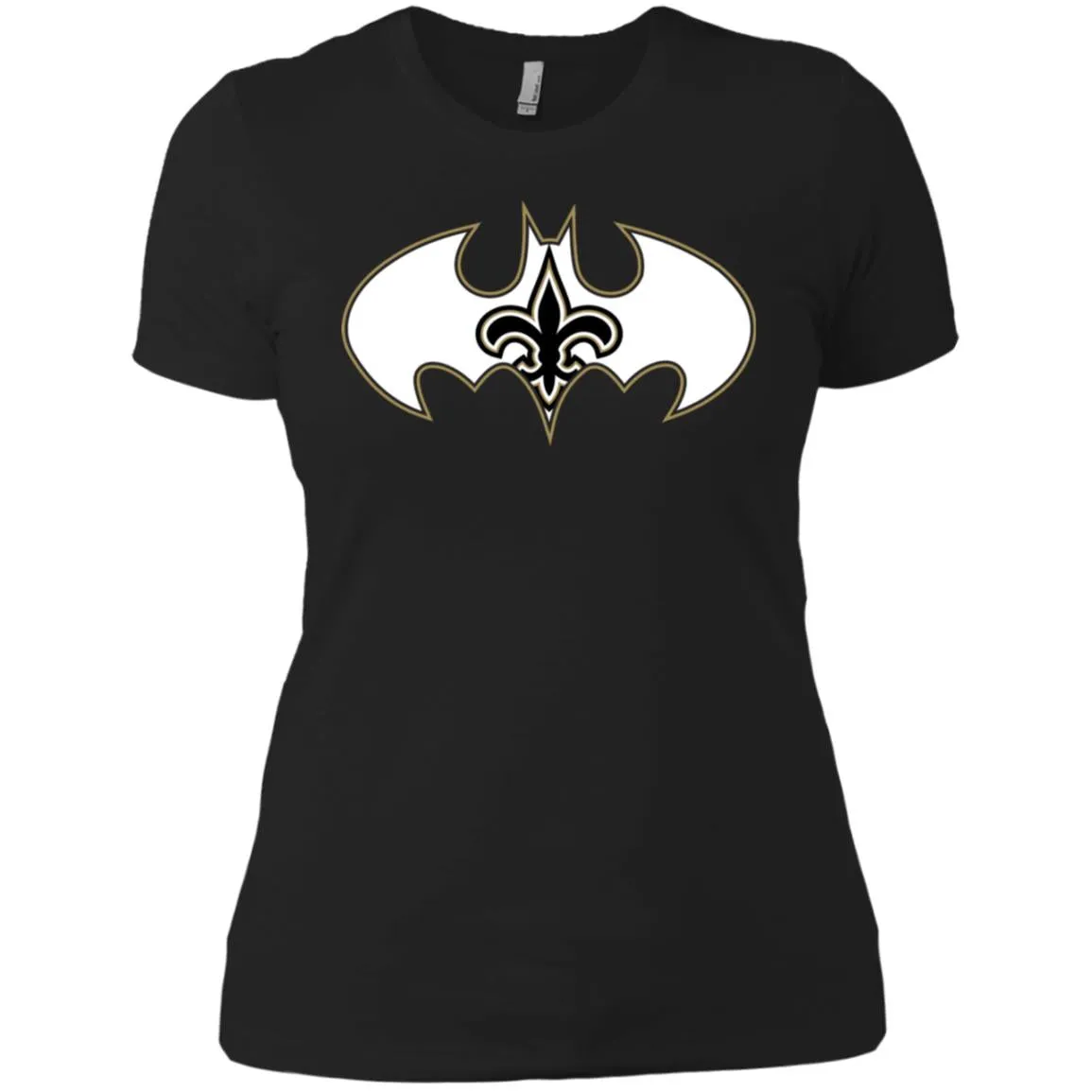 We Are The New Orleans Saints Batman Nfl Mashup Women Cotton T-Shirt