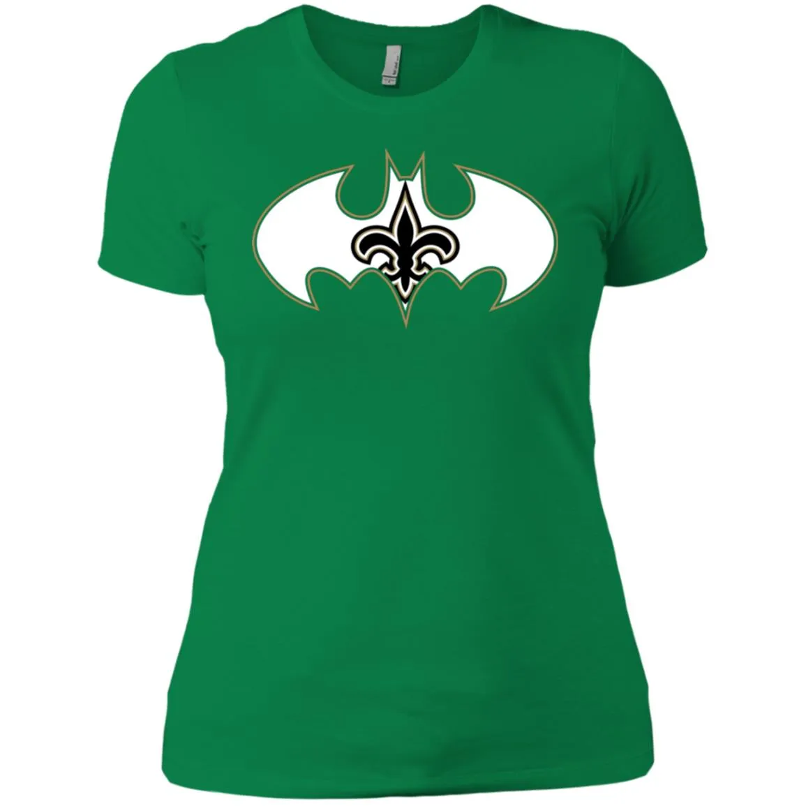 We Are The New Orleans Saints Batman Nfl Mashup Women Cotton T-Shirt