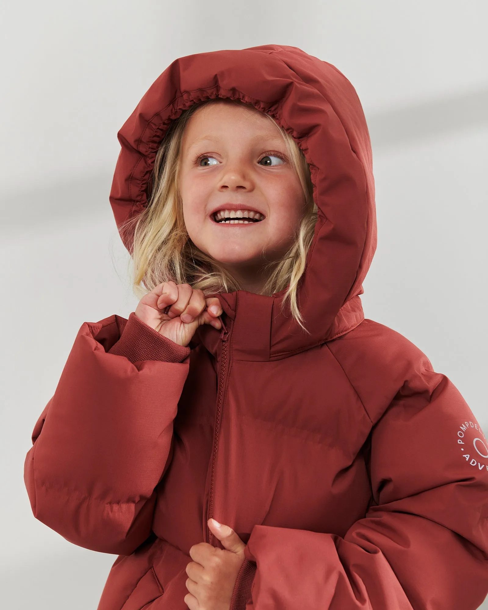 Winter Puffer Jacket - Kids - Dark Rose