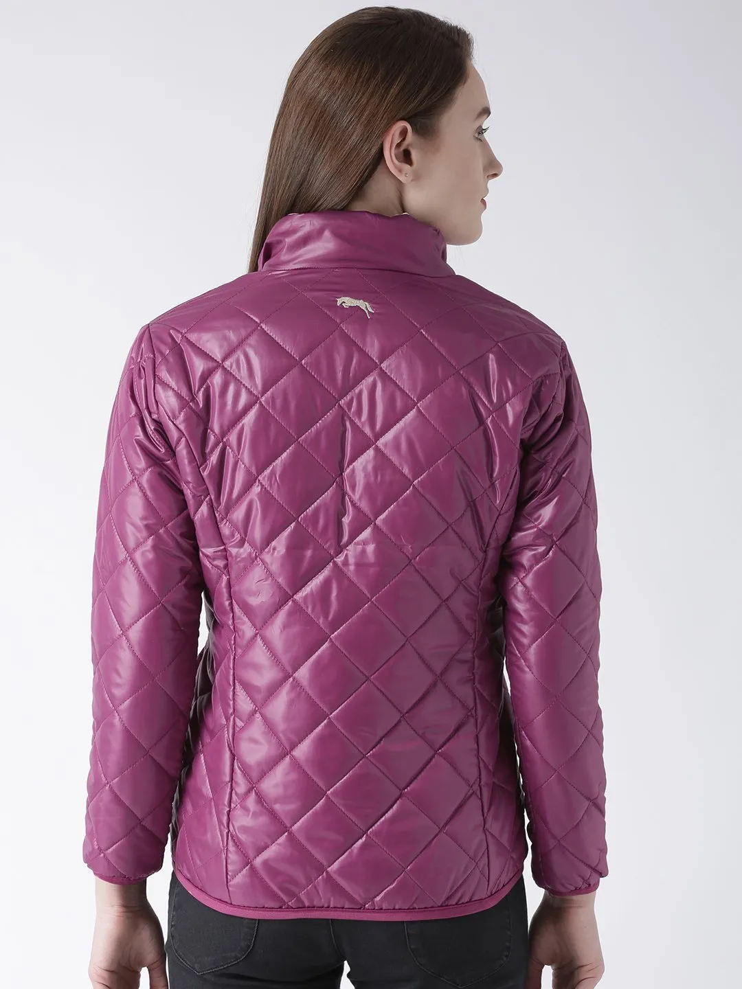 Women Full Sleeves Puffer Jacket