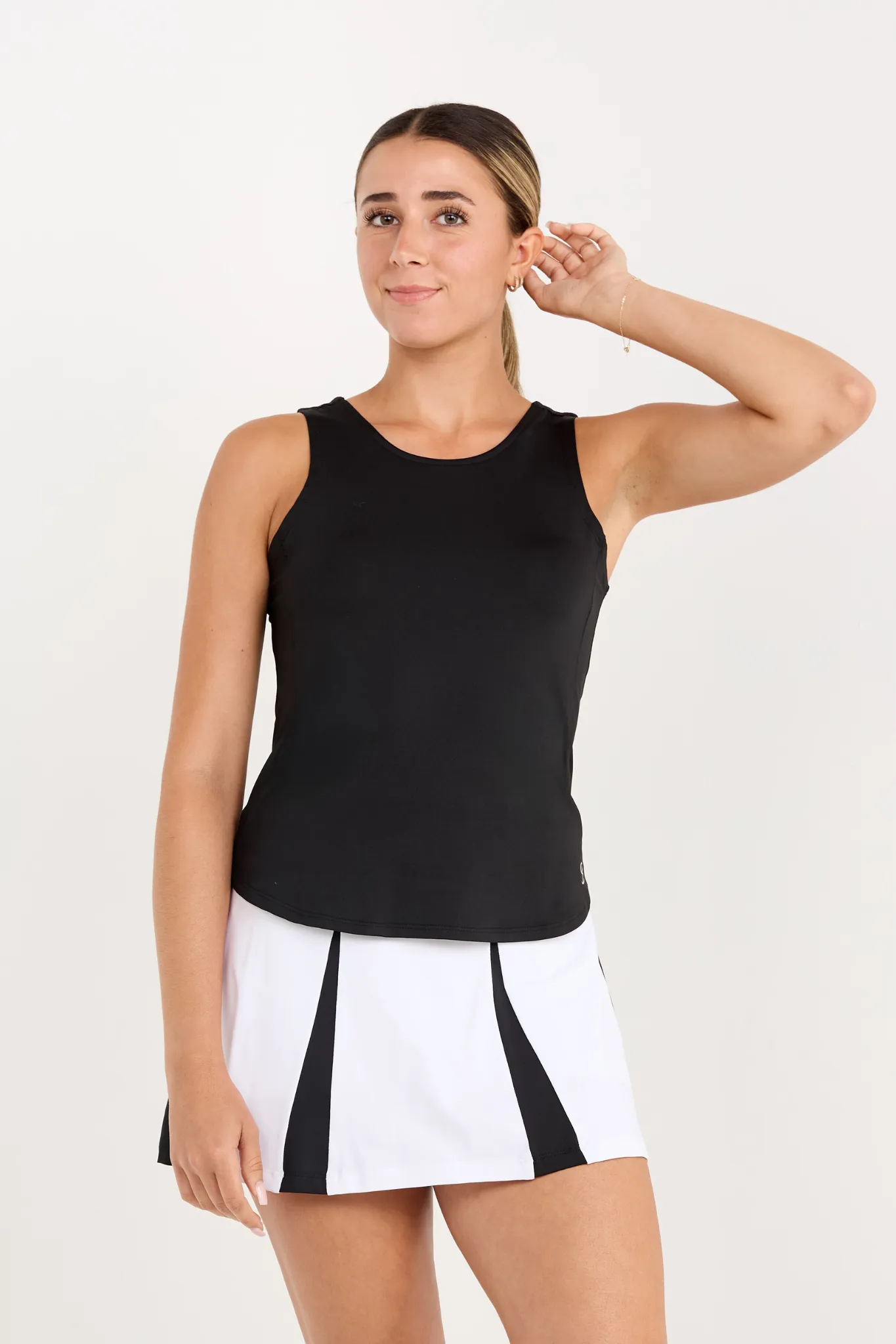 Women's Twist Back Tank - Monochrome