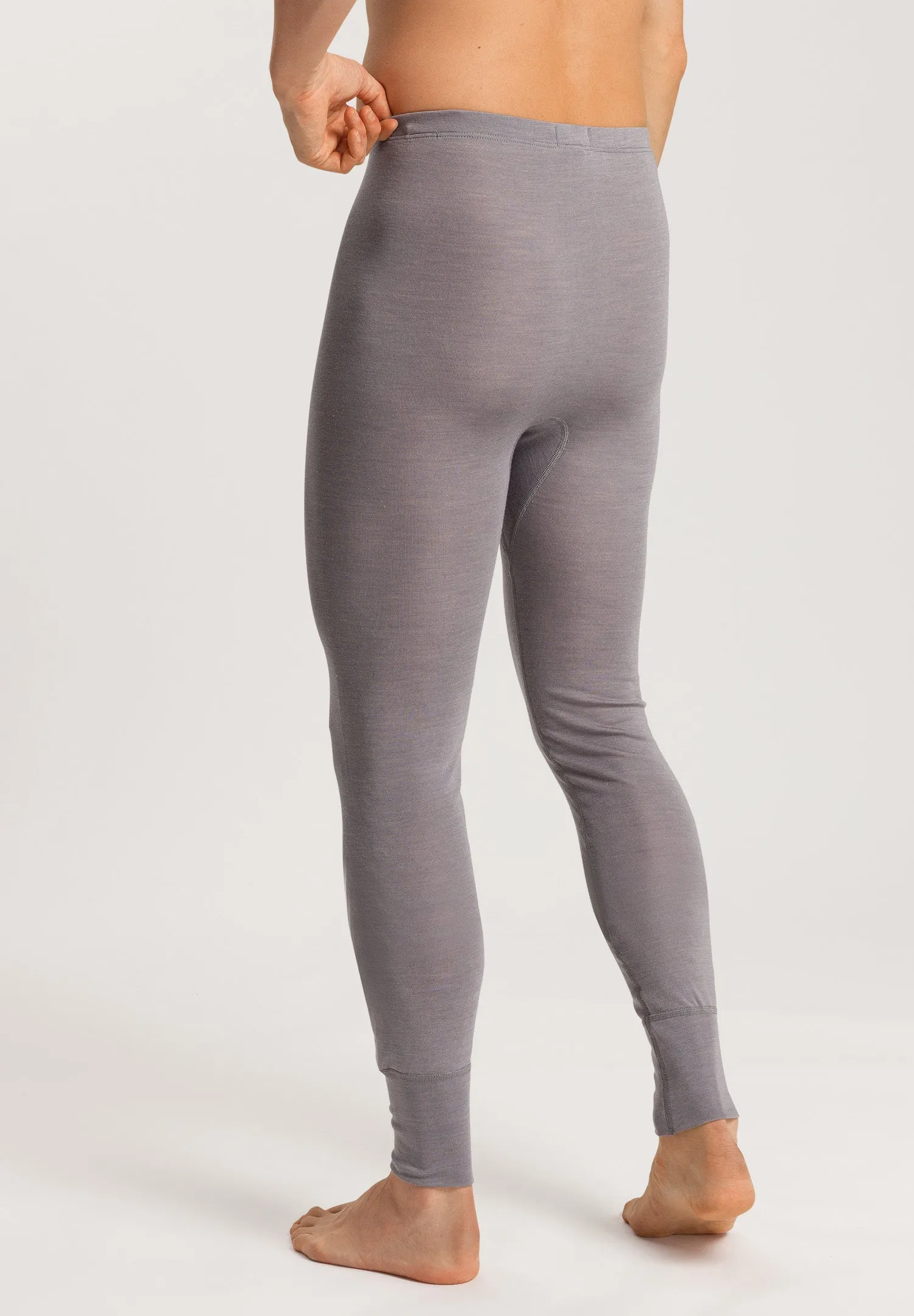 Woolen Silk M Wool and Silk Leggings | Nordic Grey 73412-2686