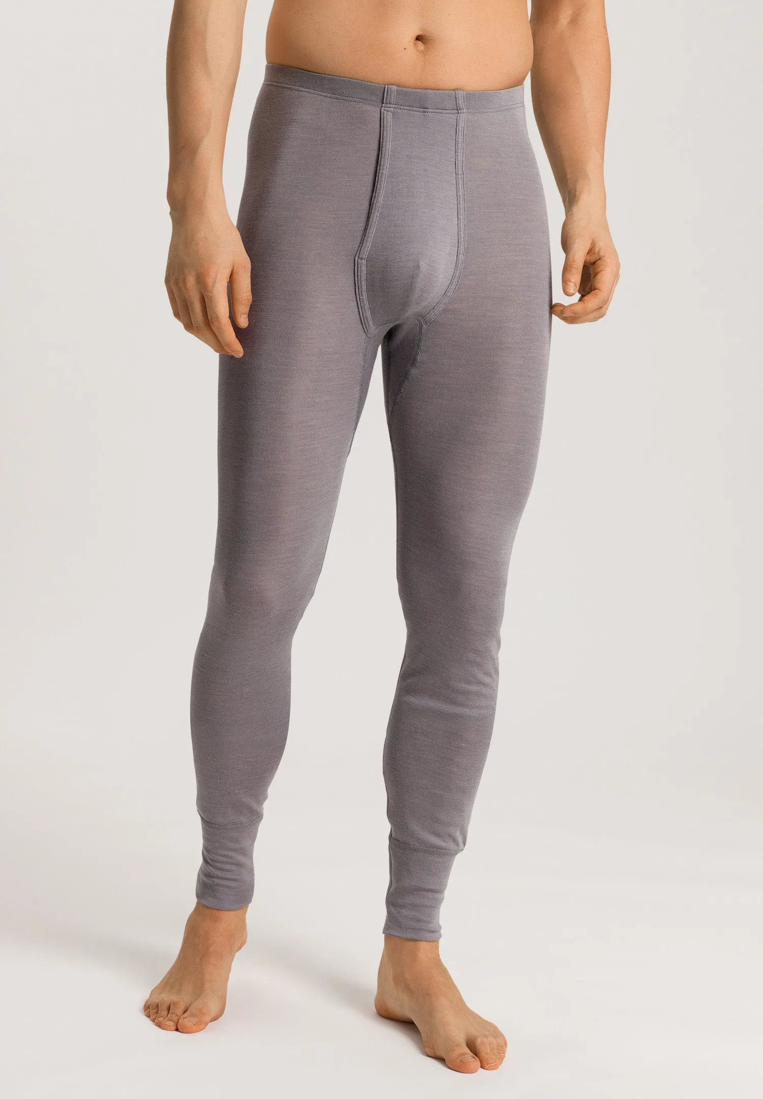 Woolen Silk M Wool and Silk Leggings | Nordic Grey 73412-2686