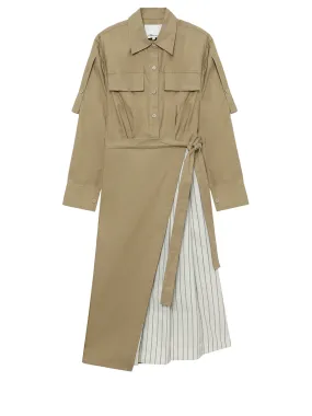 Wrap Shirt Dress