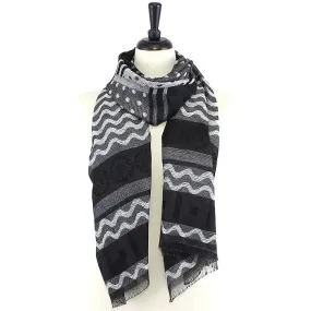 XP6-BW Pashmina Long Scarf