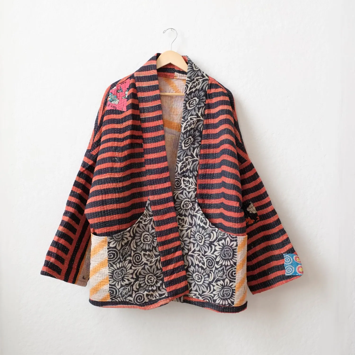 XXL Red and Black Striped Anoushka Jacket LM100