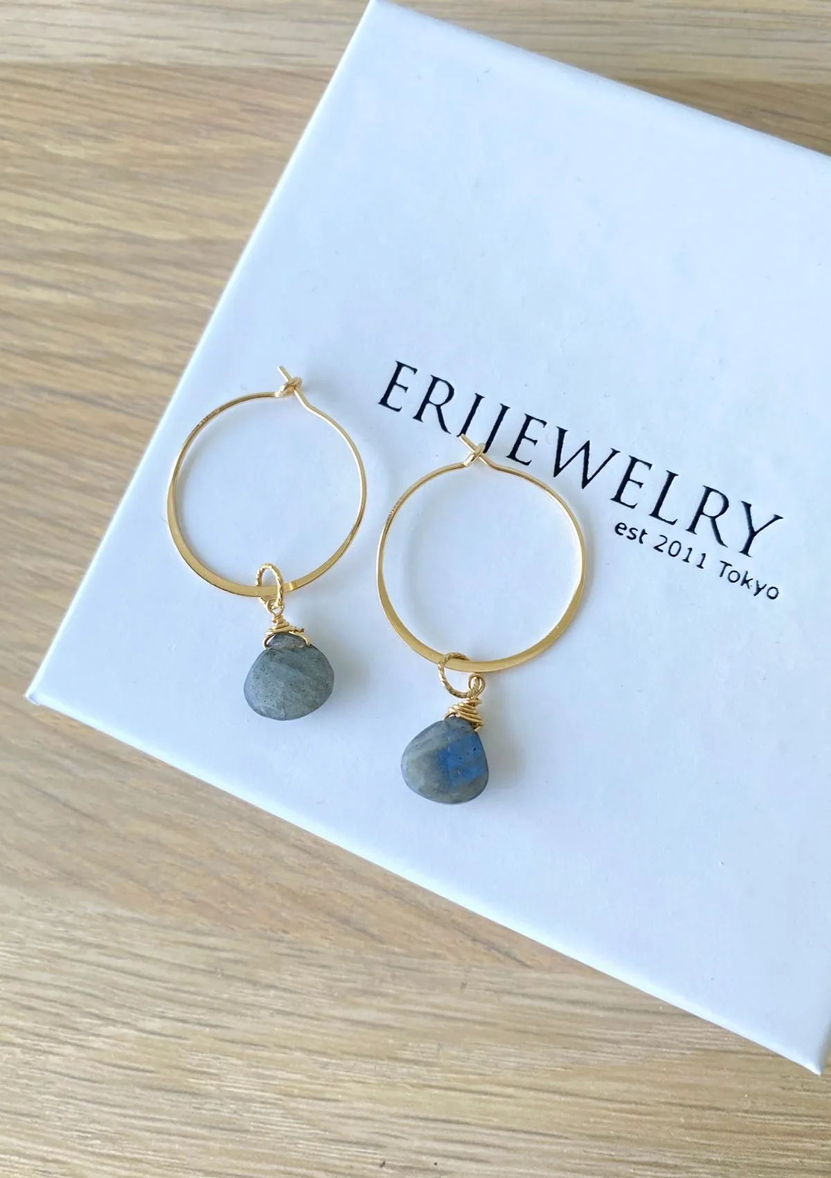 Your Own Gem Hoop Earrings